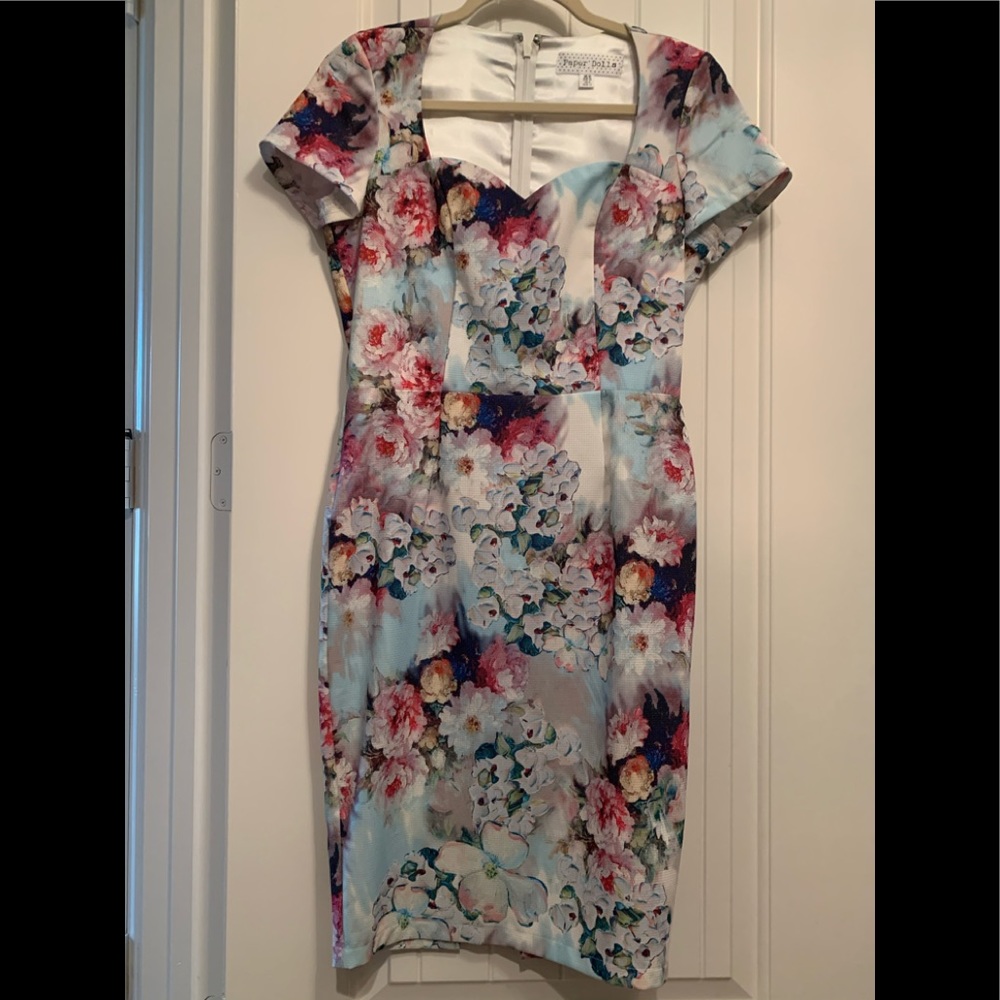 Floral dress, size US 6